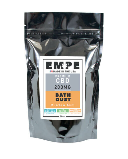 CBD Bath Dust Front Muscle and Joint