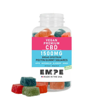 Vegan CBD Gummies - Broad Spectrum CBD Pectin Gummies