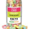 CBD Organic Gummy Isolate 3000mg Sour Bear with gummies