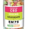 CBD Organic Gummies Isolate 3000mg Sour Bear