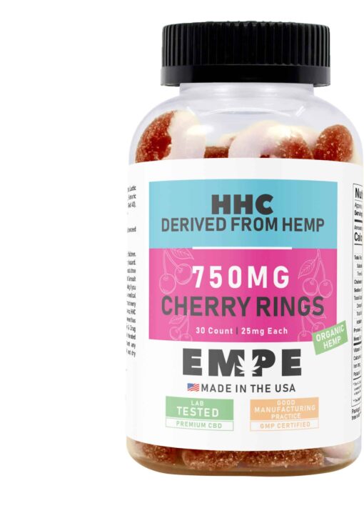 HHC Cherry Rings Sour Gummies 750mg Closed