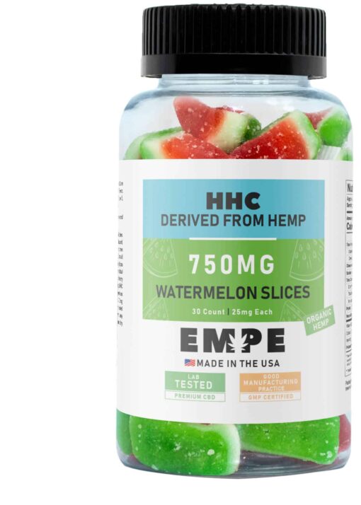 HHC Watermelon Slices Sour Gummies 750mg Closed
