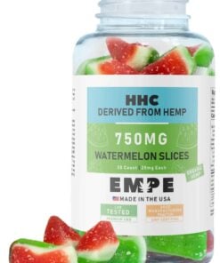 HHC Watermelon Slices Sour Gummies 750mg Open