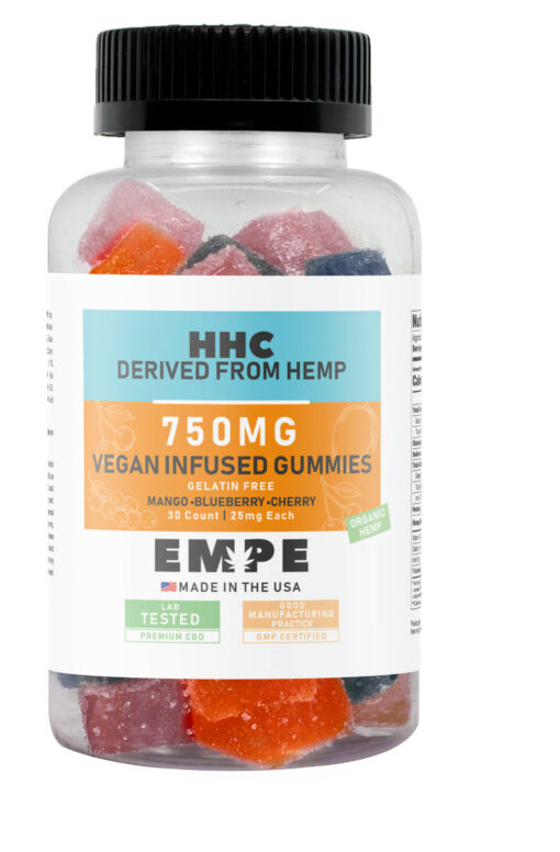 HHC Vegan Infused Gummies 750mg Closed