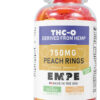 THC-O Sour Peach Ring Gummies 750mg Closed