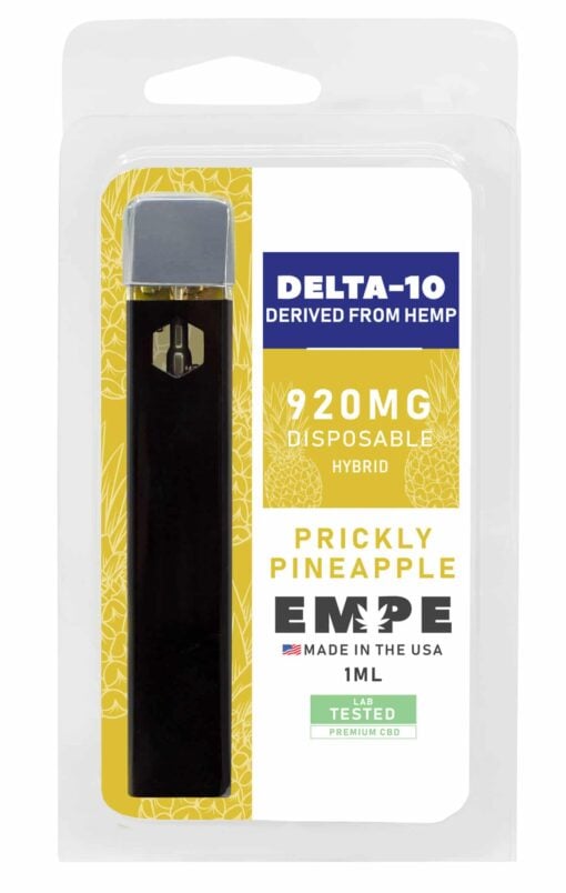 Delta-10 Disposable Vape Hybrid Prickly Pineapple EMPE USA
