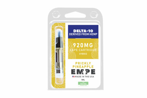Delta-10 Hybrid Prickly Pineapple vape cartridge EMPE USA