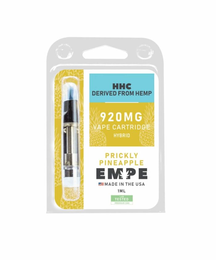 HHC Vape Cartridges 1ml 920mg + Free Battery Hybrid Prickly Pineapple