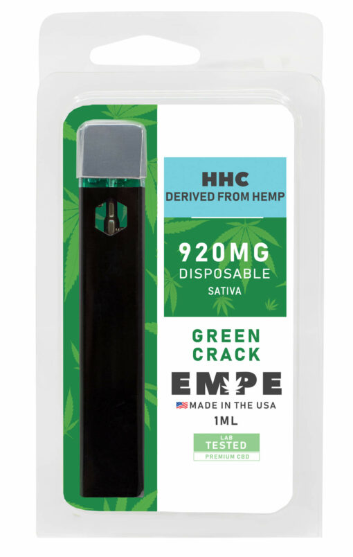 HHC Disposable Vapes Sativa Green Crack EMPE USA