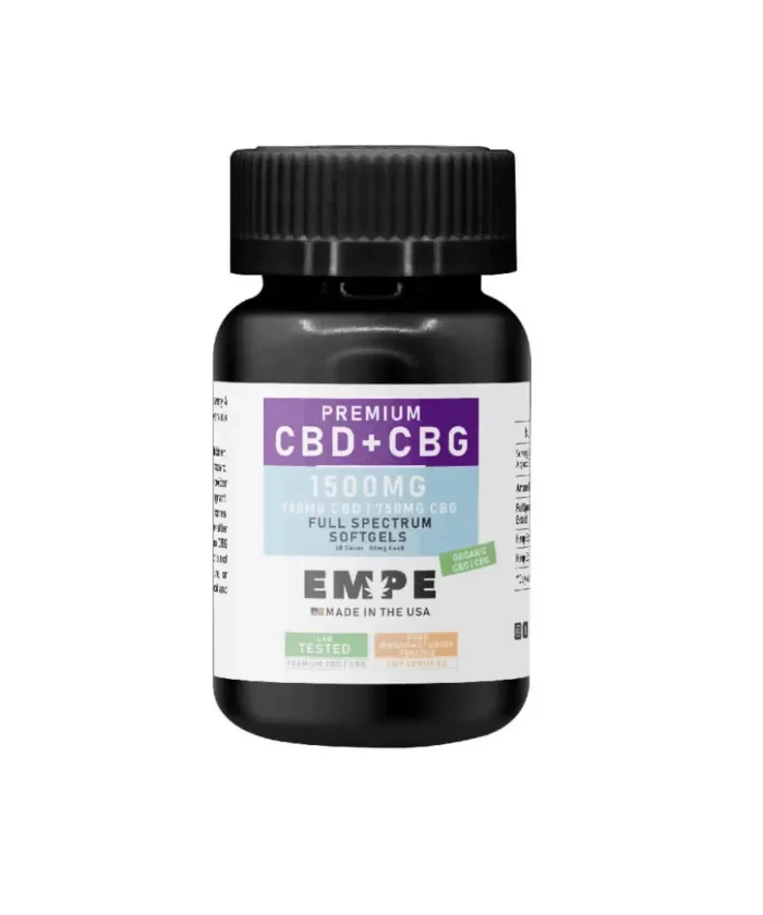 CBD+CBG Softgels 30pcs 1500mg