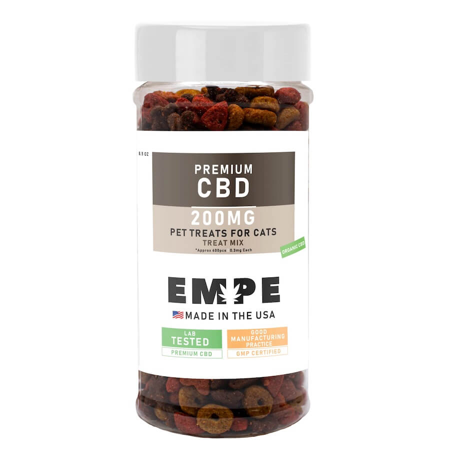 Organic CBD Pet Treats for Cats Seafood Flavor EmpeUSA